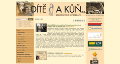 Desktop Screenshot of diteakun.cz